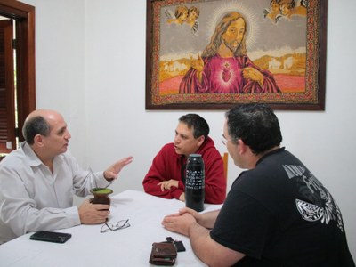 Presidente do Legislativo faz visita a paróquias  2.JPG