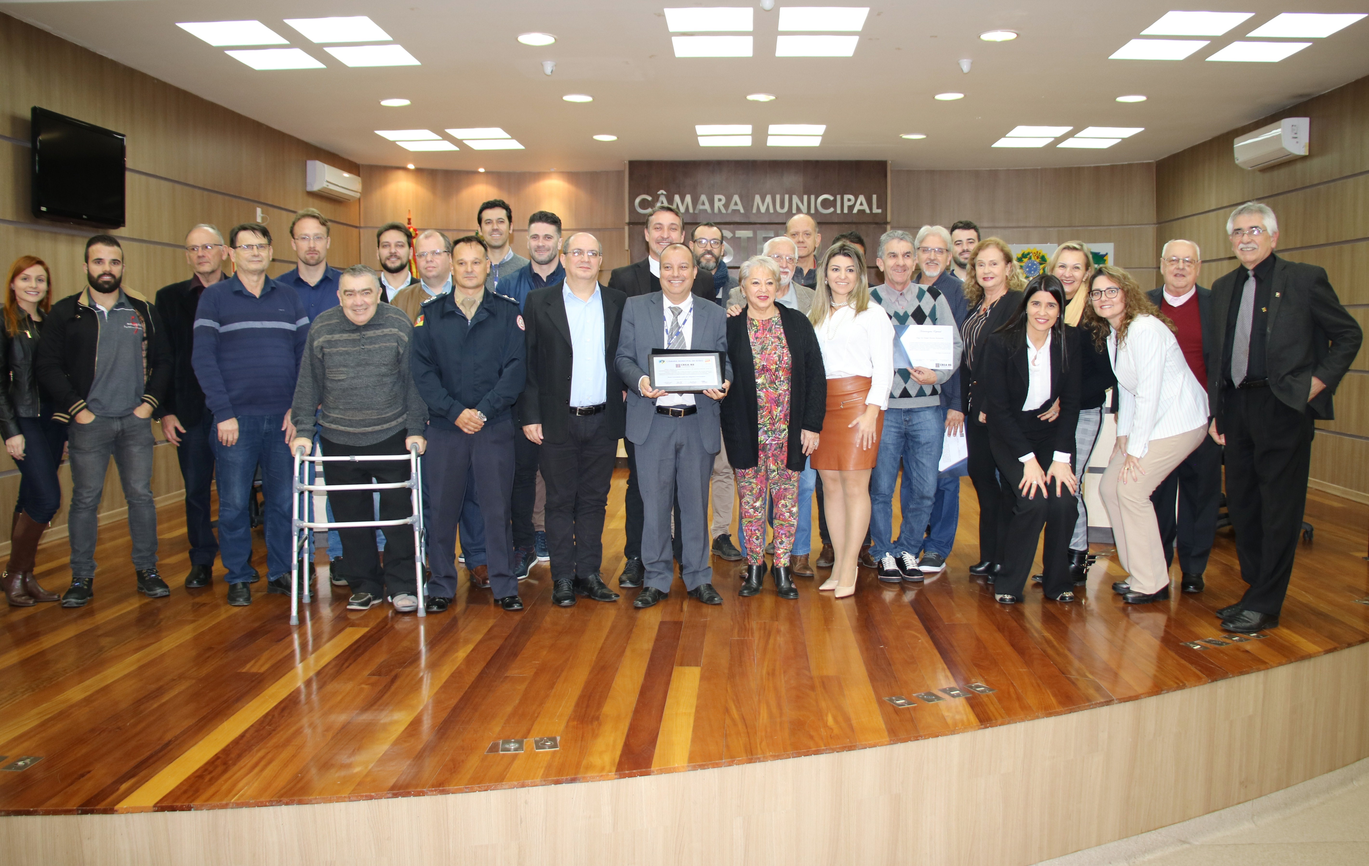 85 anos do CREA/RS são lembrados pela Câmara de Vereadores