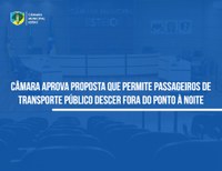 Anteprojeto que permite passageiros de ônibus descer fora de paradas é aprovado
