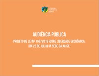 Audiência Pública sobre Lei de Liberdade Econômica municipal