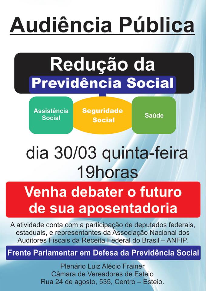 Audiência pública vai discutir futuro da Previdência Social