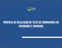 Câmara aprova proposta de realização de teste de coronavírus em servidores do Município