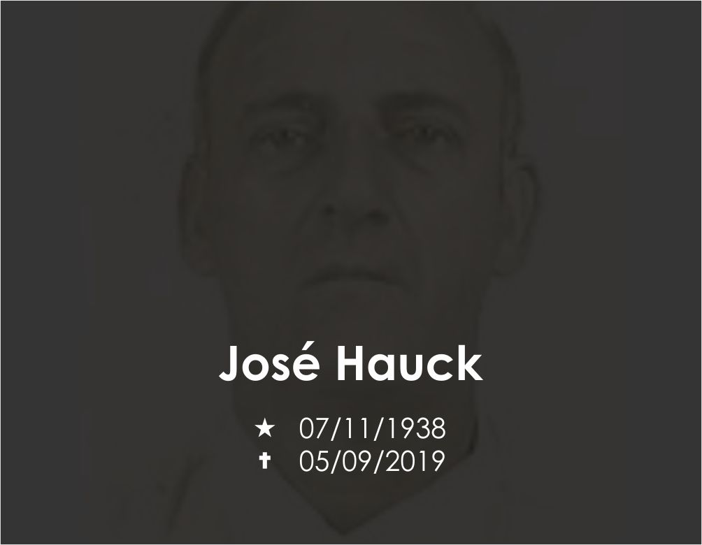 Câmara comunica o falecimento do ex-vereador José Hauck 