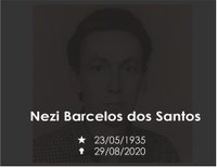 Câmara comunica o falecimento do ex-vereador Nezi Barcelos dos Santos