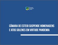 Câmara de Esteio suspende homenagens e atos solenes em virtude de pandemia