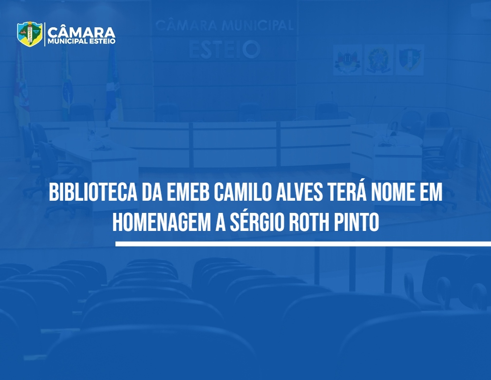 Câmara homenageia professor vítima de covid-19