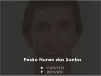 Câmara informa o falecimento do ex-vereador Pedro Nunes dos Santos