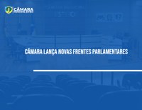 Câmara lança novas Frentes Parlamentares