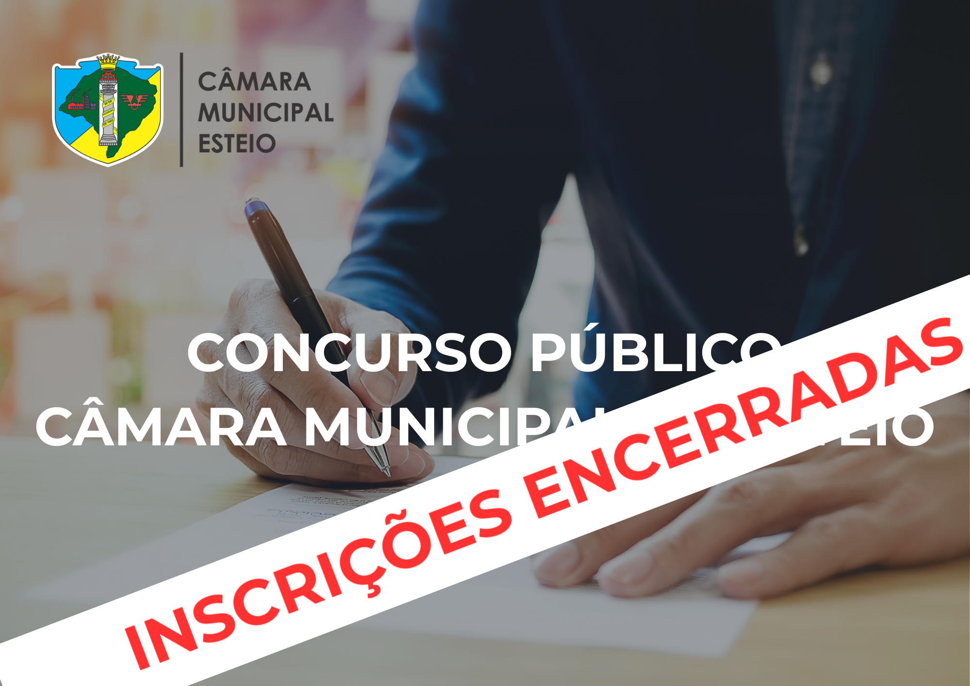 Com inscrições encerradas, concurso público será realizado em 15 de março