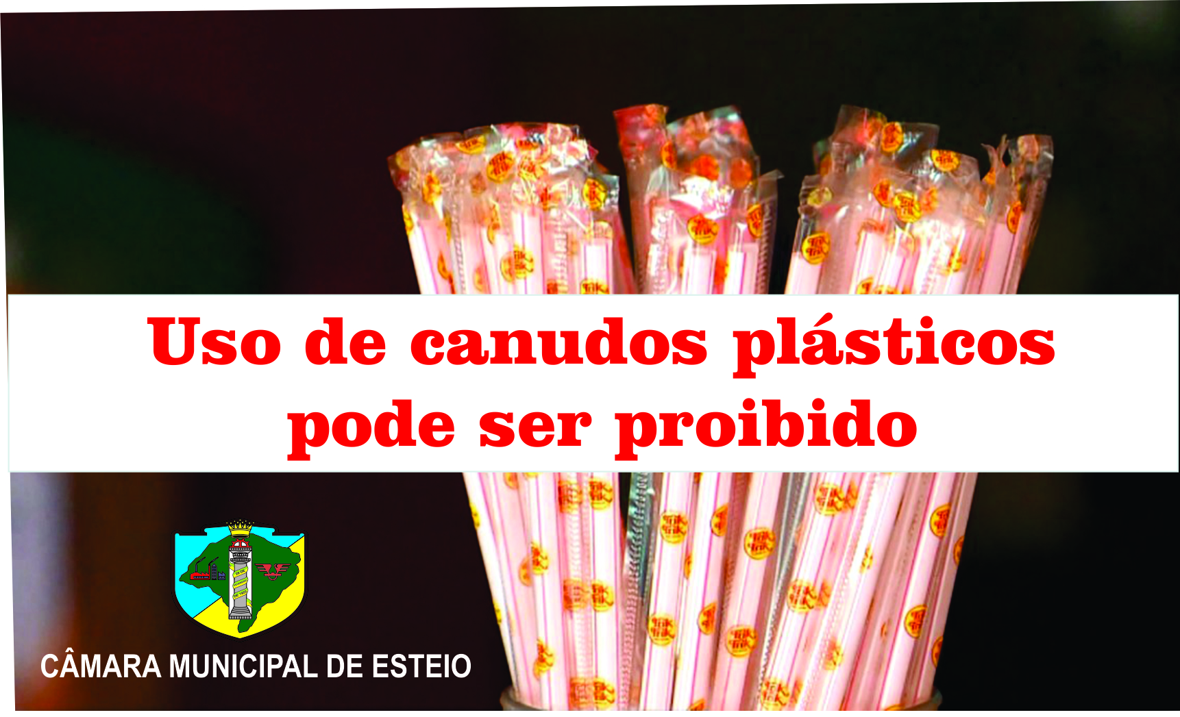 Comercialização de canudos de plástico pode ser proibida em Esteio