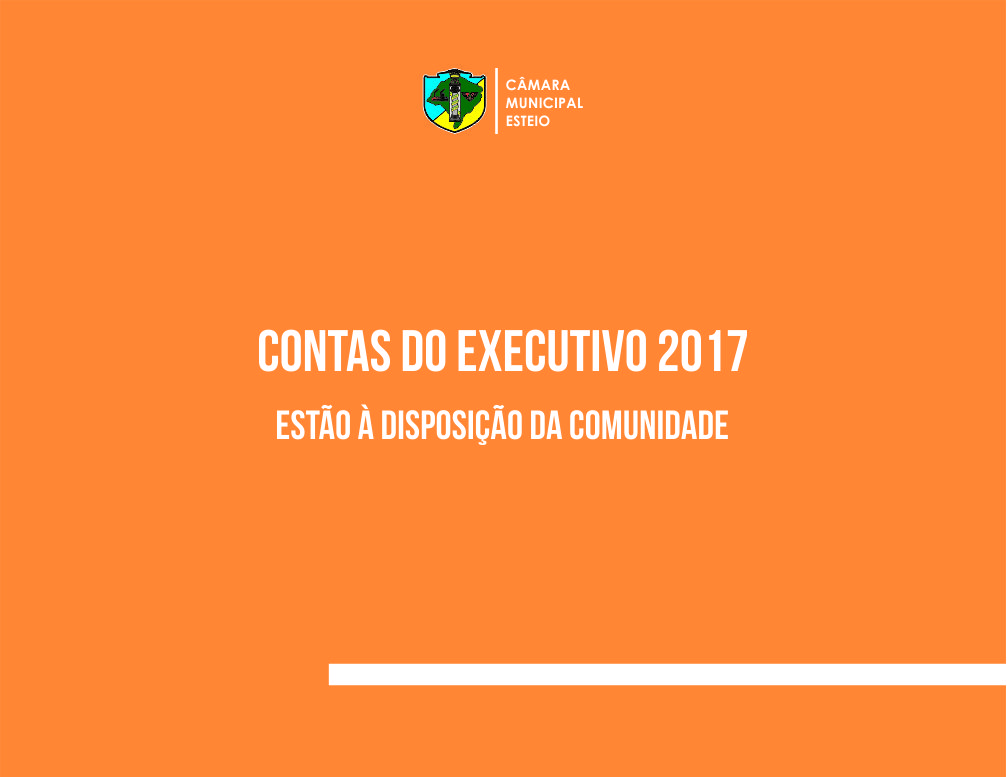 Contas do Executivo relativas a 2017 estão à disposição do público