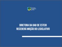  Diretora da OAB de Esteio receberá moção do Legislativo