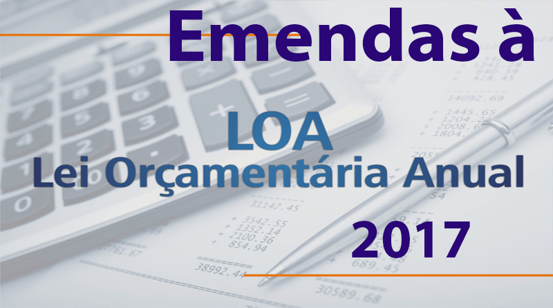 Encerra-se hoje prazo para apresentação de emendas parlamentares ao orçamento de 2017