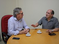 Euclides Castro faz visita a presidente da Acise