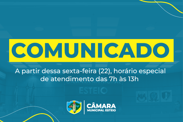 Horário diferenciado de atendimento é adotado pela Câmara