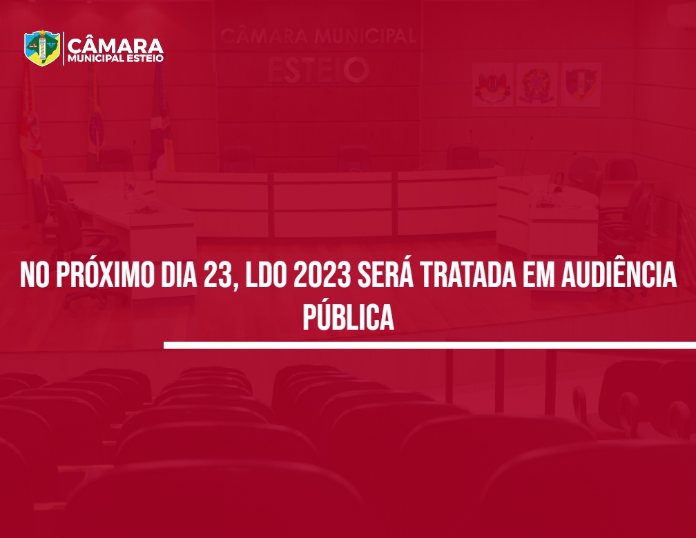 LDO 2023 começa a ser discutida