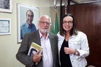 Mário Couto reúne-se com  a deputada Juliana Brizola