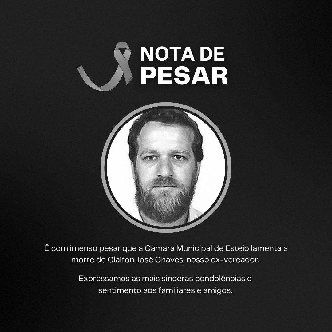 Morre o ex-vereador Claiton José Chaves