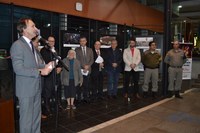 Presidência: Felipe participa de abertura da exposição que celebra passagem da Tocha Olímpica no RS na AL
