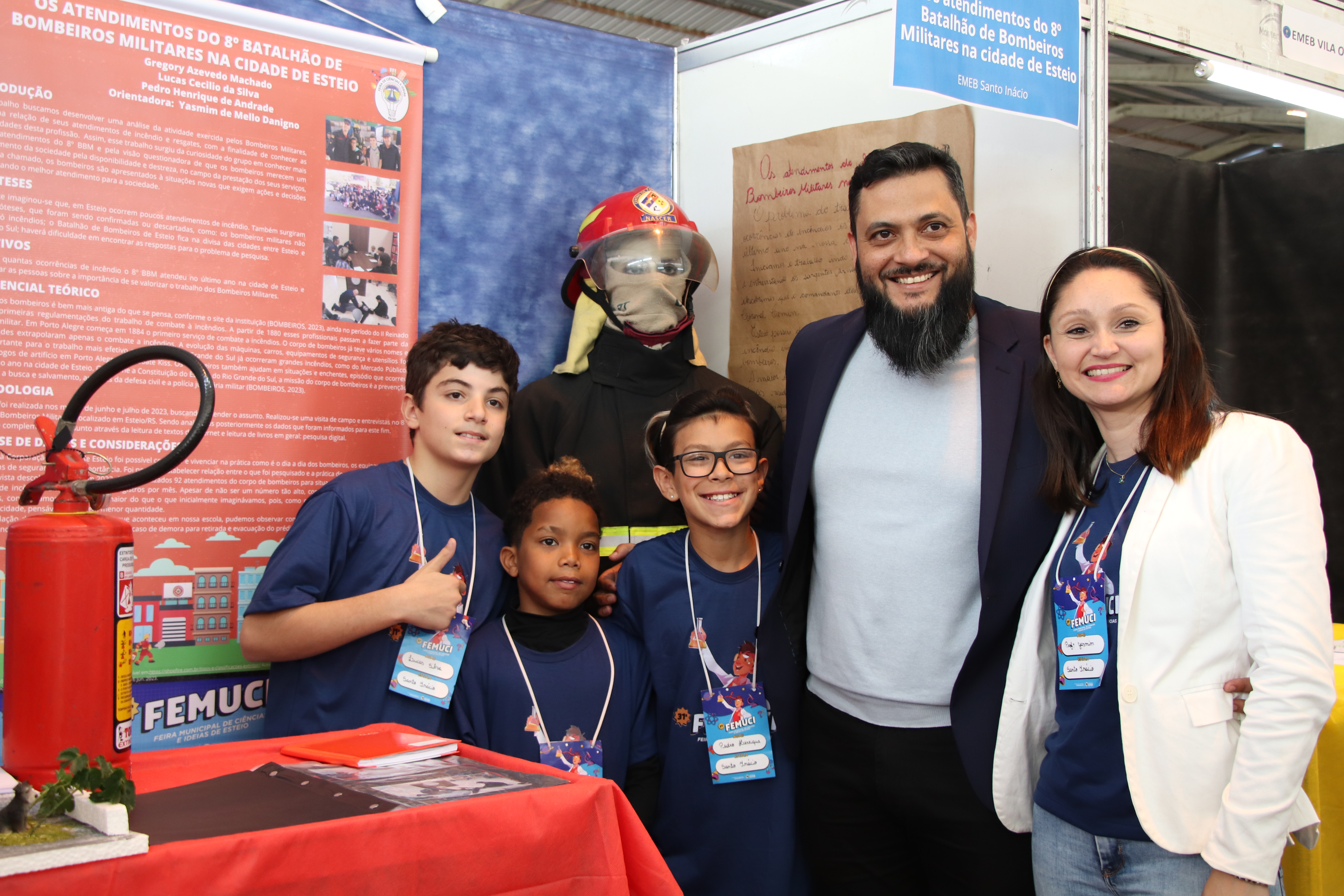 Presidente da Câmara visita 31ª Feira Municipal de Ciências e Ideias