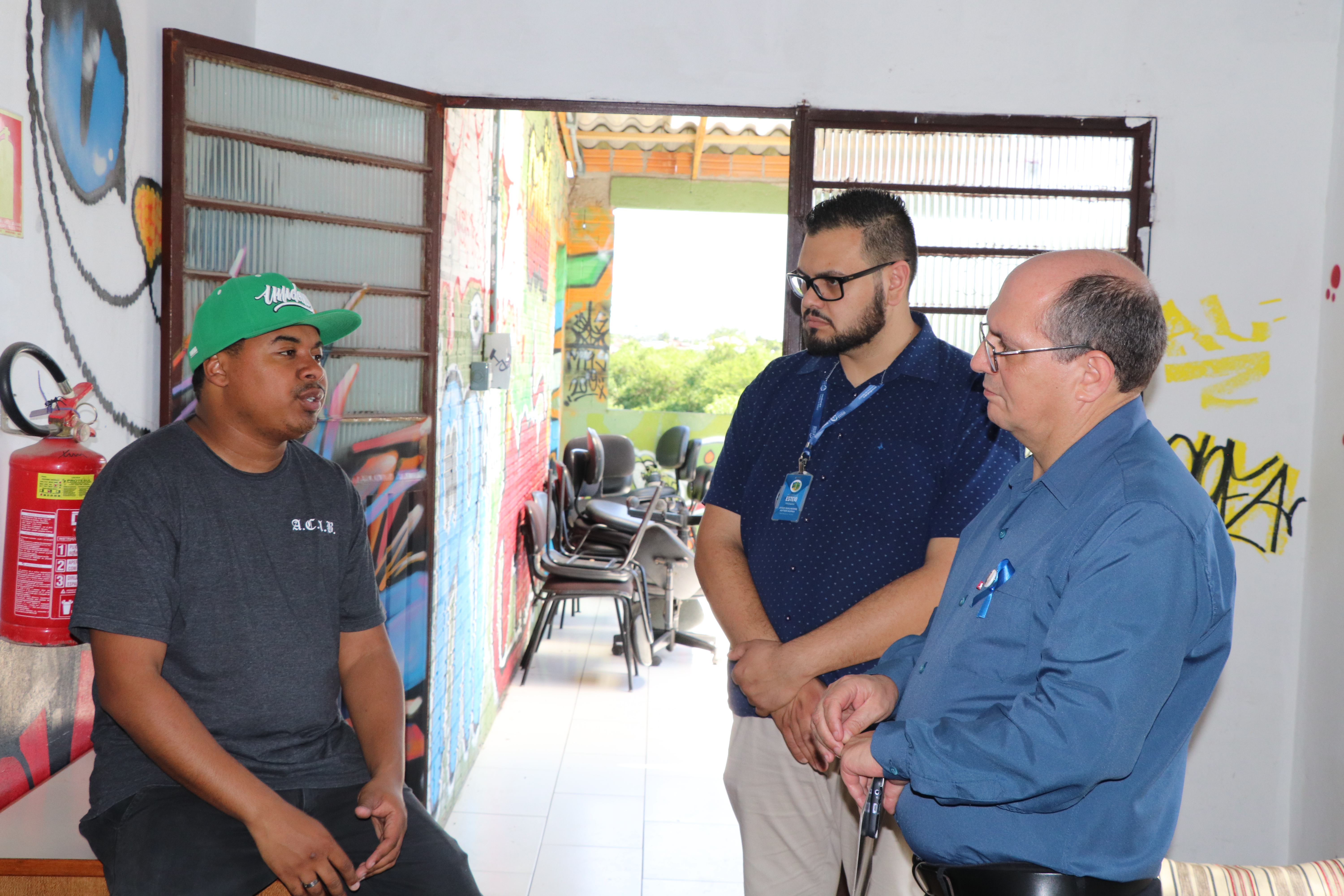 Presidente da Câmara visita Casa da Cultura Hip Hop