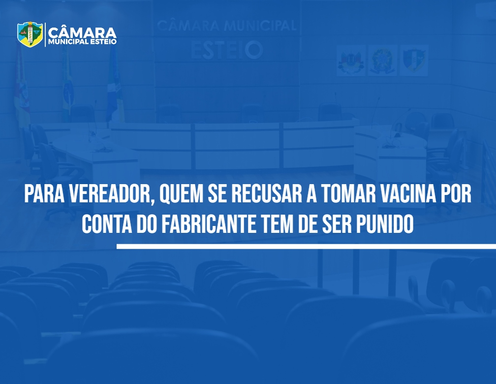 Quem escolher vacina deve ir para fim da fila, sugere parlamentar