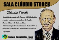 Sala de Imprensa Cláudio Storck será inaugurada amanhã, 22