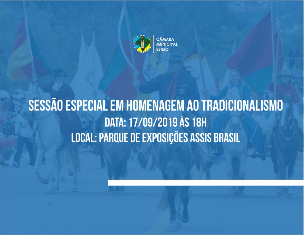 Semana Farroupilha: Câmara promove sessão descentralizada no Parque Assis Brasil