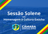Sessão Solene em homenagem à cultura gaúcha acontece nesta 5ª-feira 