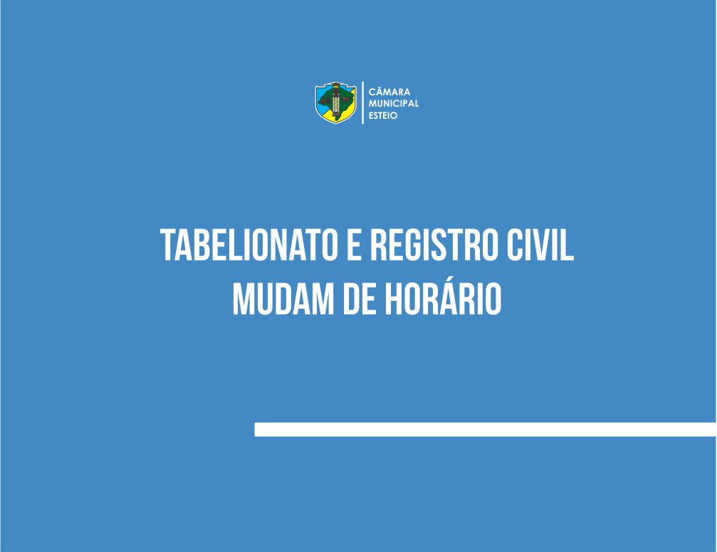 Solicitação de Sandro Severo para alteração no horário do Tabelionato e Registro Civil é atendida 