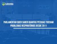 Vereador solicita dados sobre doenças respiratórias na divisa com Canoas