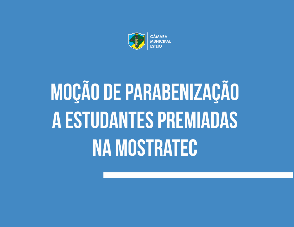 Vereadora parabeniza vencedoras da Mostratec 