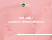 Vereadora pede a realização de exposição na Semana do Aleitamento Materno