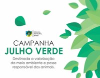 Vereadores aprovam campanha Julho Verde destinada a valorização do meio ambiente e a posse responsável de animais