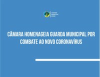 Vereadores aprovam moção de parabenização à Guarda Municipal