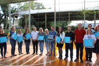 Vereadores participam de cerimônia de entrega de Chromebooks