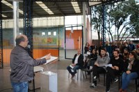 Vereadores participam de lançamento de programa na EMEB Alberto Pasqualini
