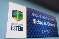 Vereadores participam de reinauguração da UBS Nickollas Gomes