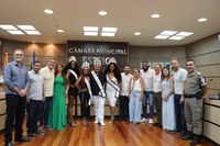 Vereadores recebem Corte do Carnaval 2023